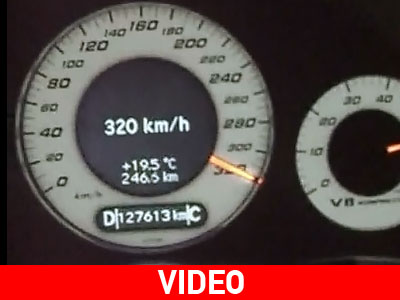 Έπιασε τα 320 χλμ./ώρα με Mercedes E Class